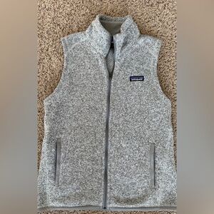 Patagonia Light Gray Fleece Vest